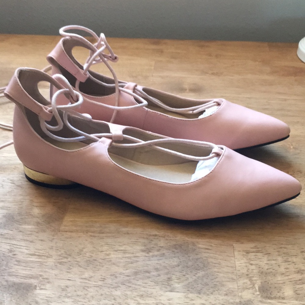 Jessica Buurman Lace up flats